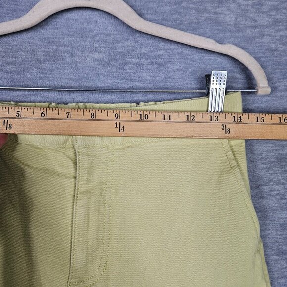 Oak + Fort Women's Yellow Straight High-Rise Denim Jeans Sz M - Picture 9 of 11